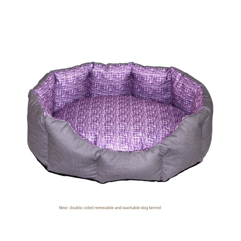 Kennel Pet Bed Removable and Washable All Year Round Neutral Warm Cattery Pad Pet Bed Pet Bed Two Sizes All Year Round Pet Bed Teddy