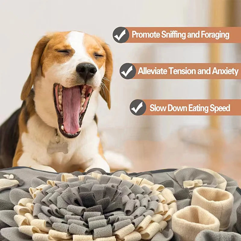 New Pet Smell Mat Foraging Smell Training Blanket Entertainment Interactive Dog Slow Food Mat Training Educational Pet Toys