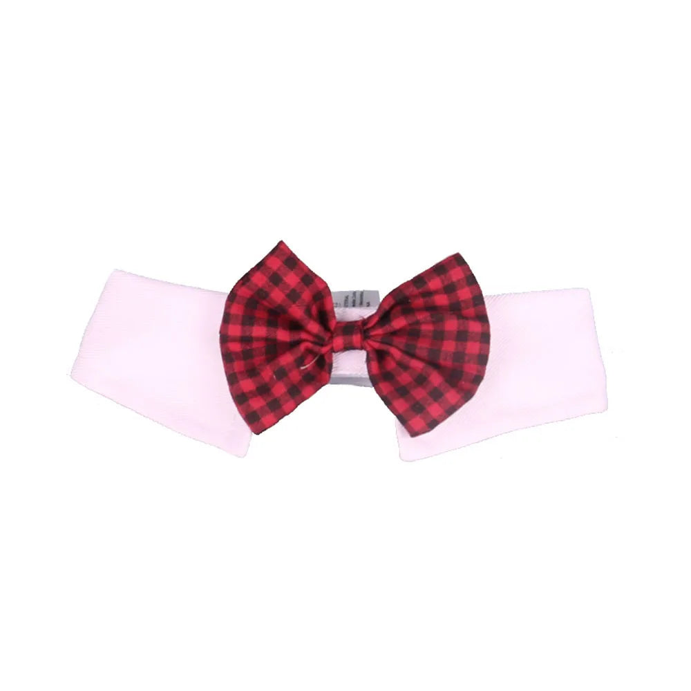 Adjustable Dog Cat Bowtie Formal Pet Bow Tie Collar Wedding Neck Tie fSPECIFICATIONSBrand Name: NoEnName_NullItem Type: Tie &amp; Bow TieOrigin: Mainland ChinaCN: ZhejiangMaterial: 100% CottonSet Type: noType: catsS size: neck 25-30cmLShopDoggieworksShopDoggieworksAdjustable Dog Cat Bowtie Formal Pet Bow Tie Collar Wedding Neck Tie