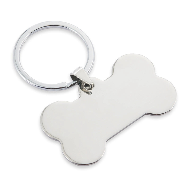 Bone Tag Anti-Lost Pendant Keychain Anti-Discard Key Chain Laser Laser Lettering