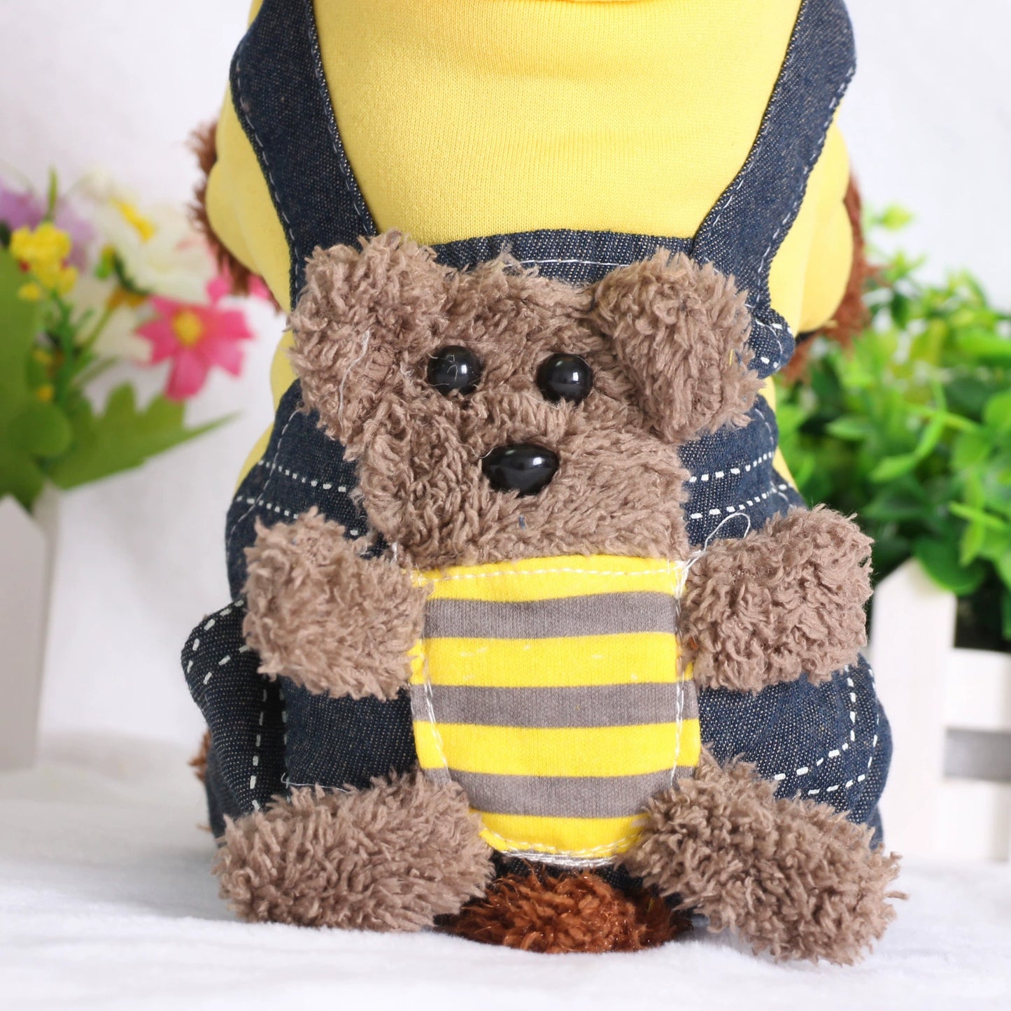 Teddy Pet Costume Small Dog Cotton-Padded Clothes for Autumn and Winter Totoro