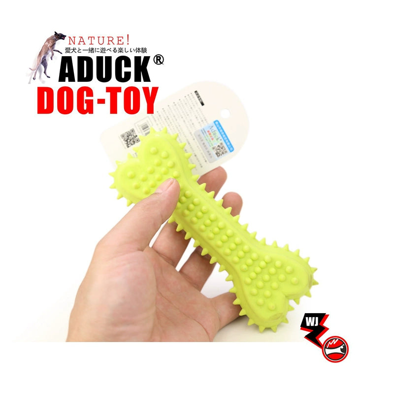 Aduck Dog Toy Grinding Teeth-Resistant Teeth-Strengthening Teddy Poodle Pet Supplies/Teeth-Strengthening Heart Dog Bone Training