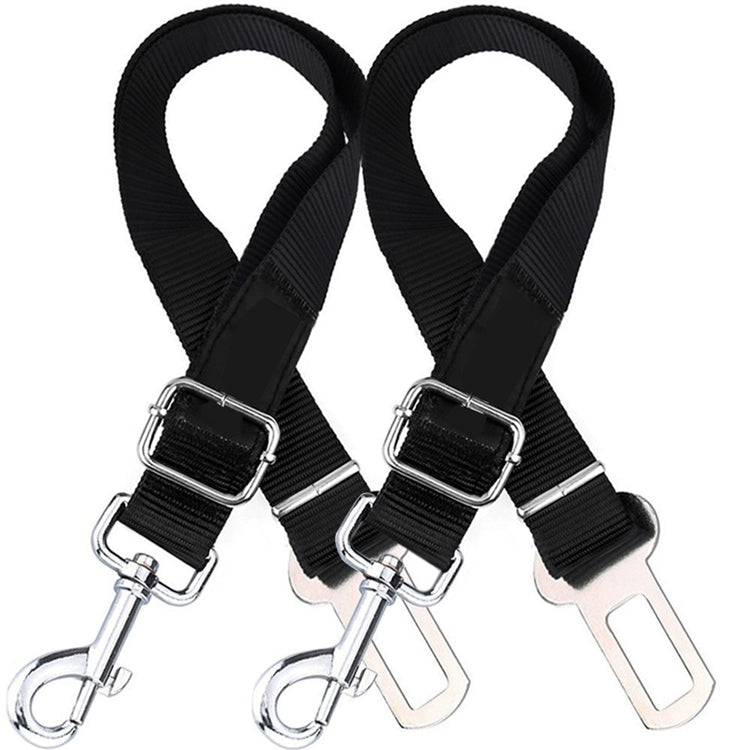 Car Safety Belt for Pet Dog Car Safety Buckle Fixed Rope Adjustable Contraction Band Car Dog Safety Rope