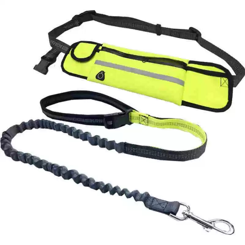 Dog Running Rope Waterproof Hand Holding Rope Waist Bag Small and Medium-Sized Dogs Dog Leash Multifunctional Outdoor Exercise Sports Traction