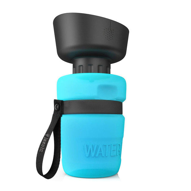 portable bpa free foldable dog water bottle