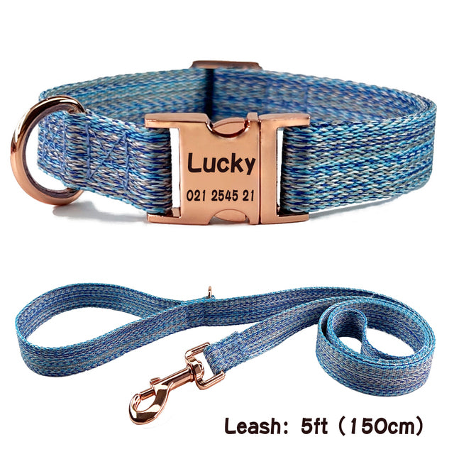 Personalized Nylon Dog Collar