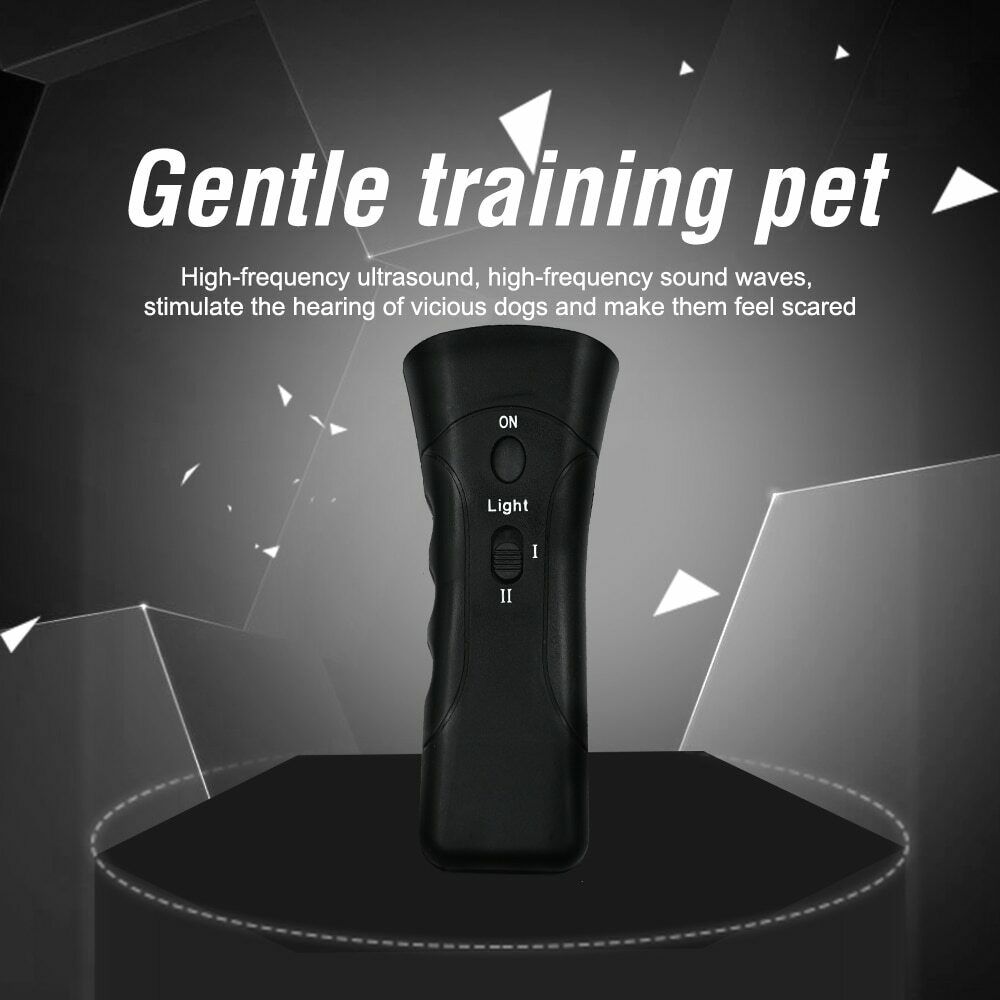 Ultrasonic Bark Control | Anti Dog Barking Trainer LED LightDog Ultrasonic Bark Control, Repellents &amp; Devices 

Training your pet can be easy—when you bring home the Ultrasonic Bark Control Device. This is a painless alteUltrasonic Anti Dog BarkingShopDoggieworksShopDoggieworksAnti Dog Barking Trainer LED Light