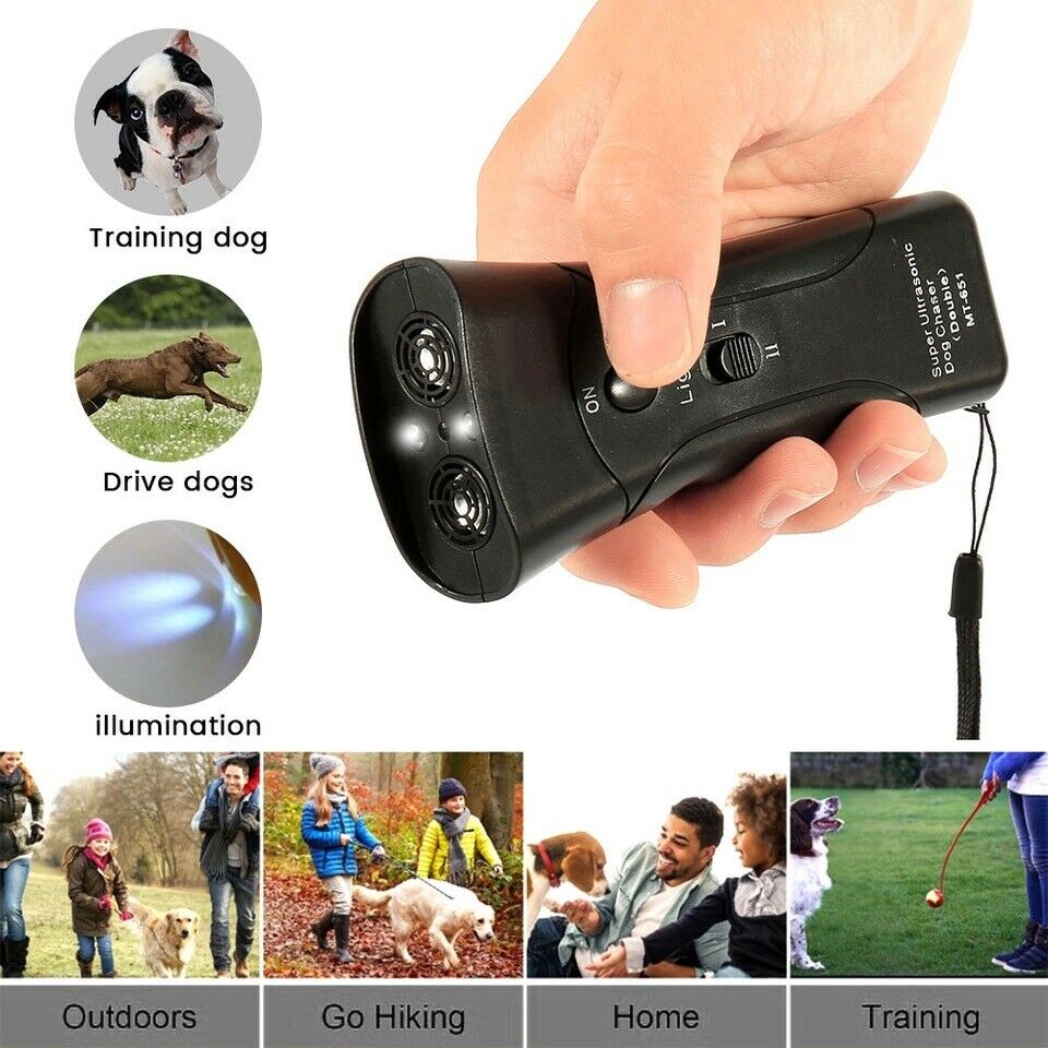 Ultrasonic Bark Control | Anti Dog Barking Trainer LED LightDog Ultrasonic Bark Control, Repellents &amp; Devices 

Training your pet can be easy—when you bring home the Ultrasonic Bark Control Device. This is a painless alteUltrasonic Anti Dog BarkingShopDoggieworksShopDoggieworksAnti Dog Barking Trainer LED Light