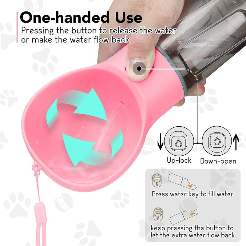 Dog Water BottlePROTABLE DOG WATER BOTTLE For Sale
2 in 1 Mufti-function Dog Water Bottle
AVELORA brings you a great solution for your pet's hydration needs with our range of pet suShopDoggieworksShopDoggieworksDog Water Bottle