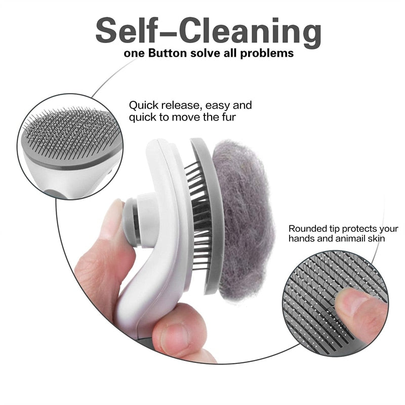 Grooming And Care Pet Brush