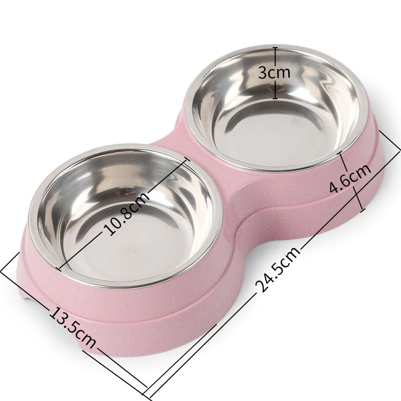 Double Dog Bowl | Stainless Steel with Non-Slip PlacematDOUBLE DOG BOWLS &amp; DISHES for sale
Our collection of dog bowls and accessories will make feeding time quick, simple and mess-free, however excited your dog is topetShopDoggieworksShopDoggieworksDouble Dog Bowl