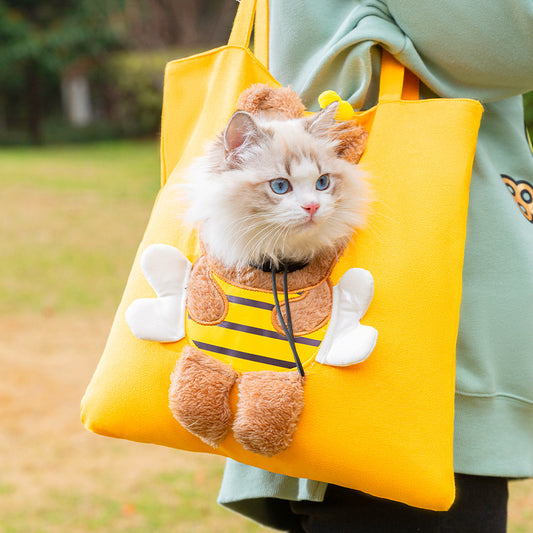 cute canvas pet bag